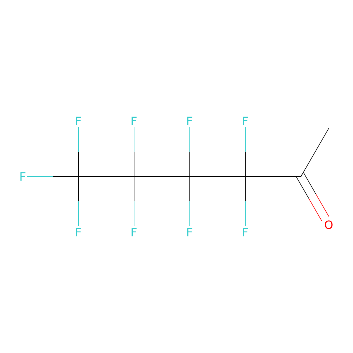 Methyl Perfluorobutyl Ketone molecular structure, CAS 678-18-2