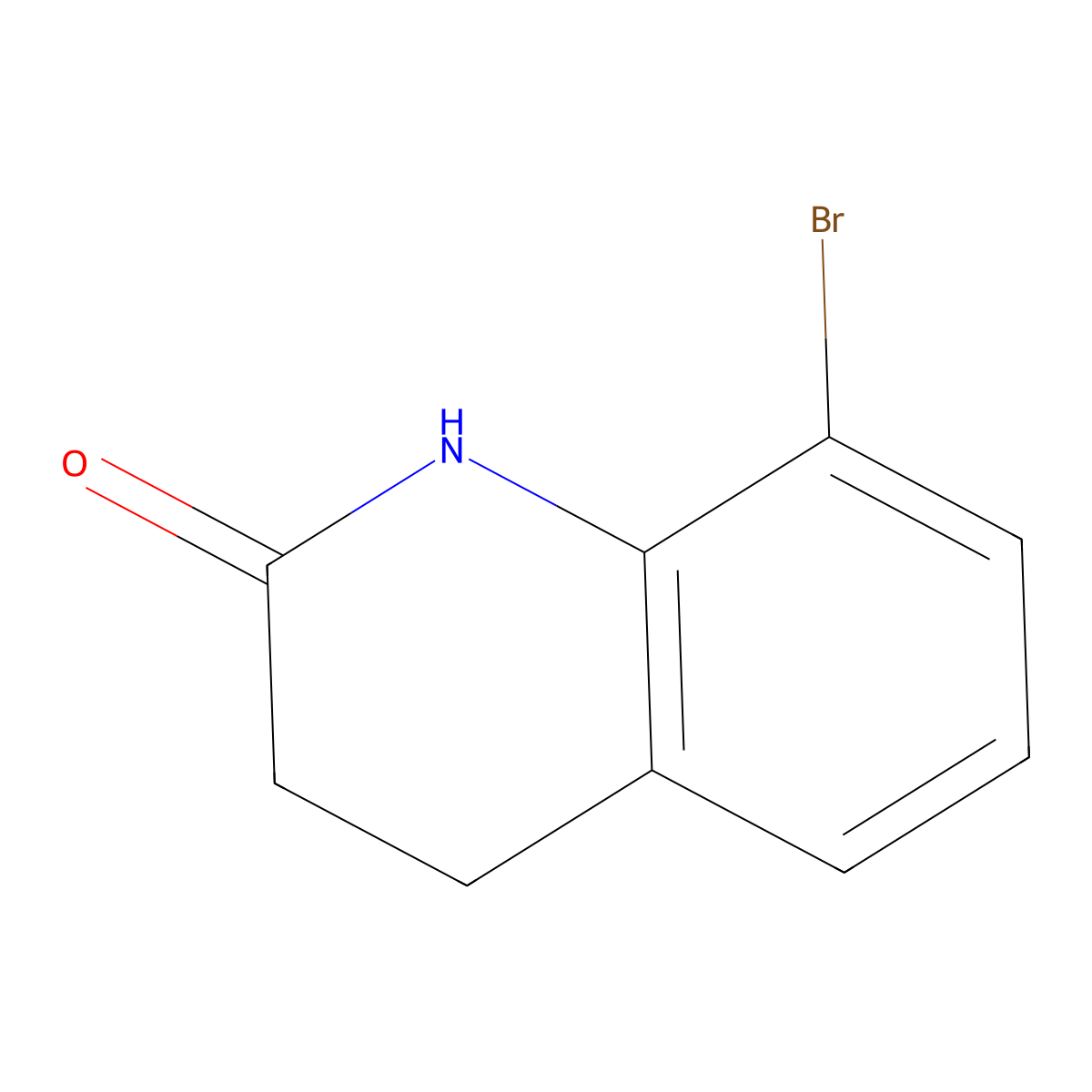 8-Bromo-3,4-dihydroquinolin-2(1h)-one molecular structure, CAS 67805-68-9