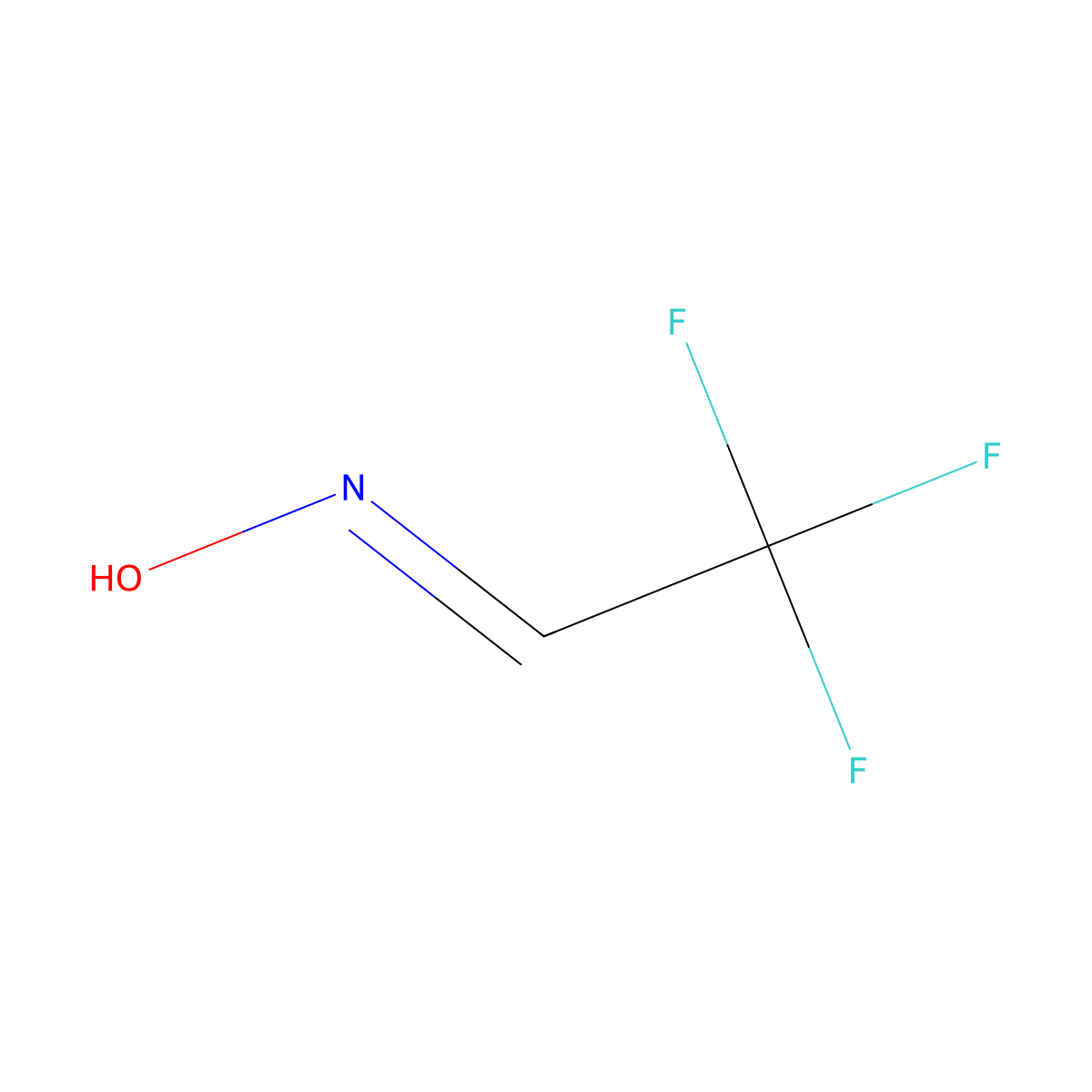 N-(2,2,2-Trifluoroethylidene)hydroxylamine molecular structure, CAS 67813-06-3