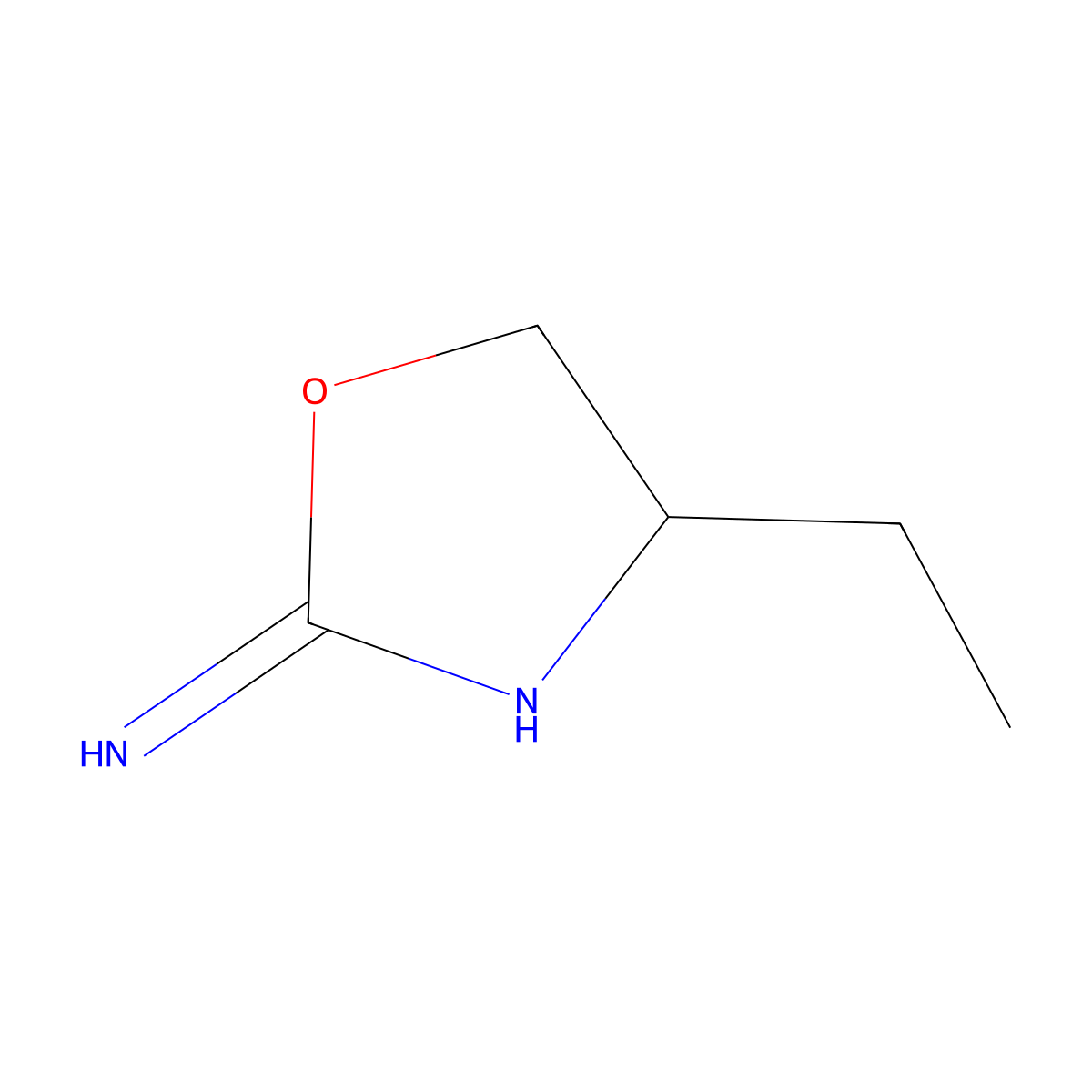 4-Ethyl-1,3-oxazolidin-2-imine molecular structure, CAS 678145-10-3
