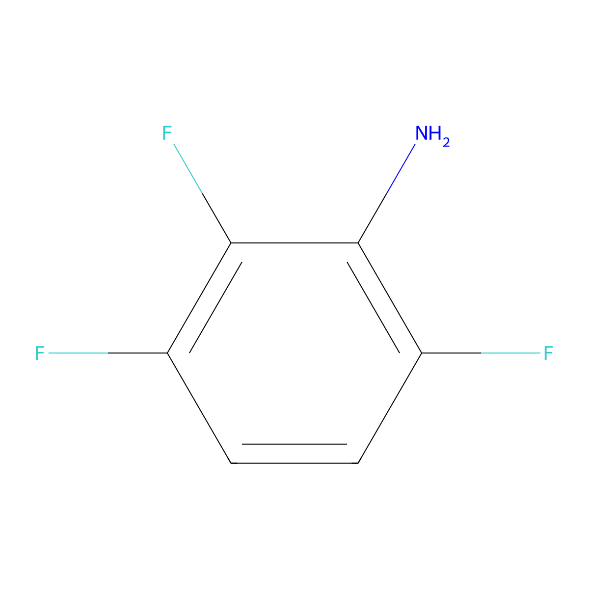 2,3,6-Trifluoroaniline molecular structure, CAS 67815-56-9