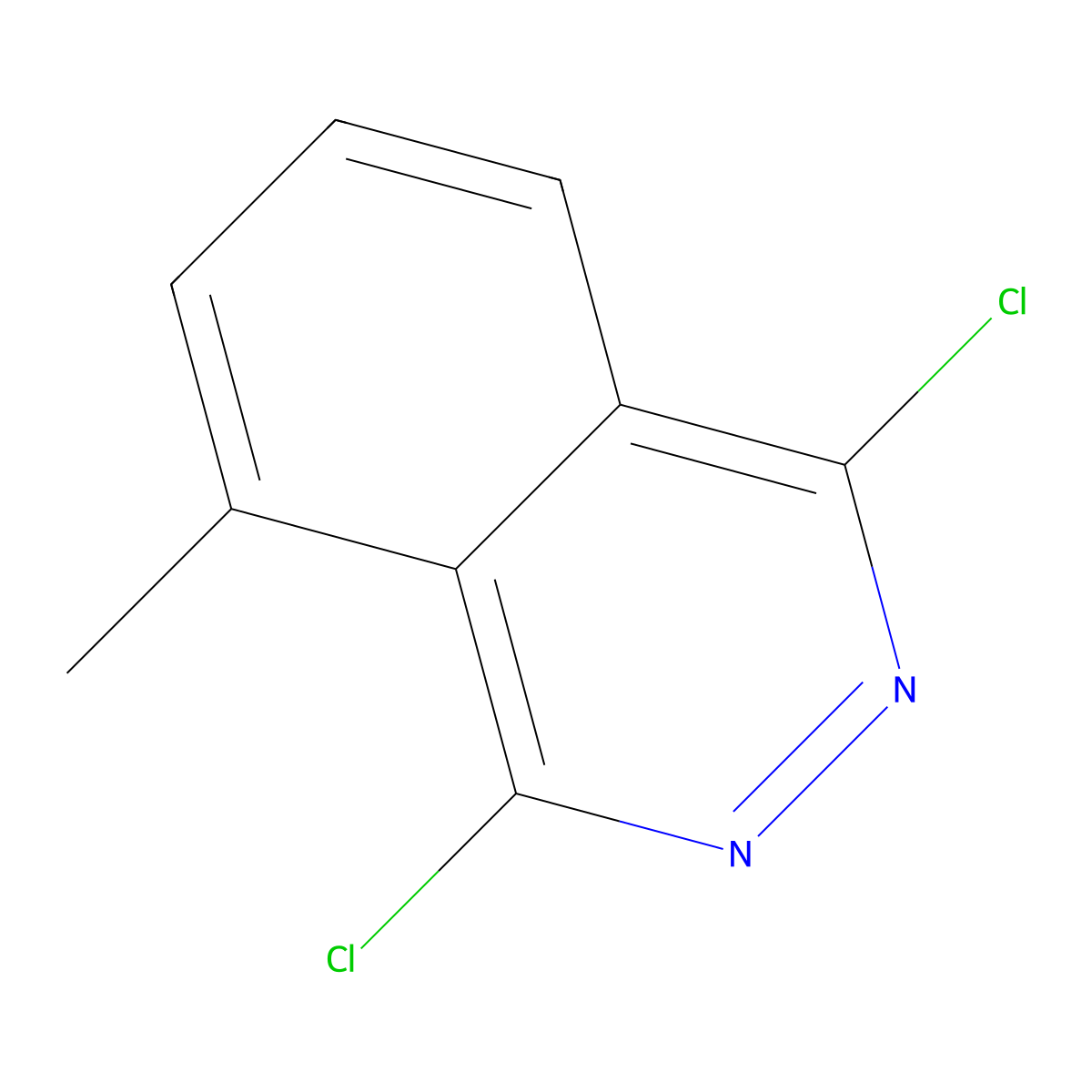 1,4-Dichloro-5-methylphthalazine molecular structure, CAS 678193-44-7