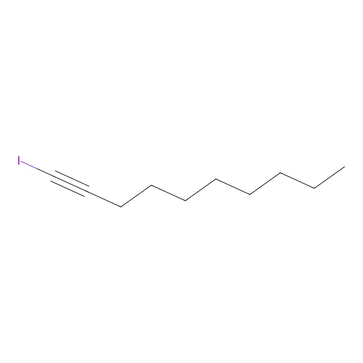 1-Iododec-1-yne molecular structure, CAS 67826-81-7