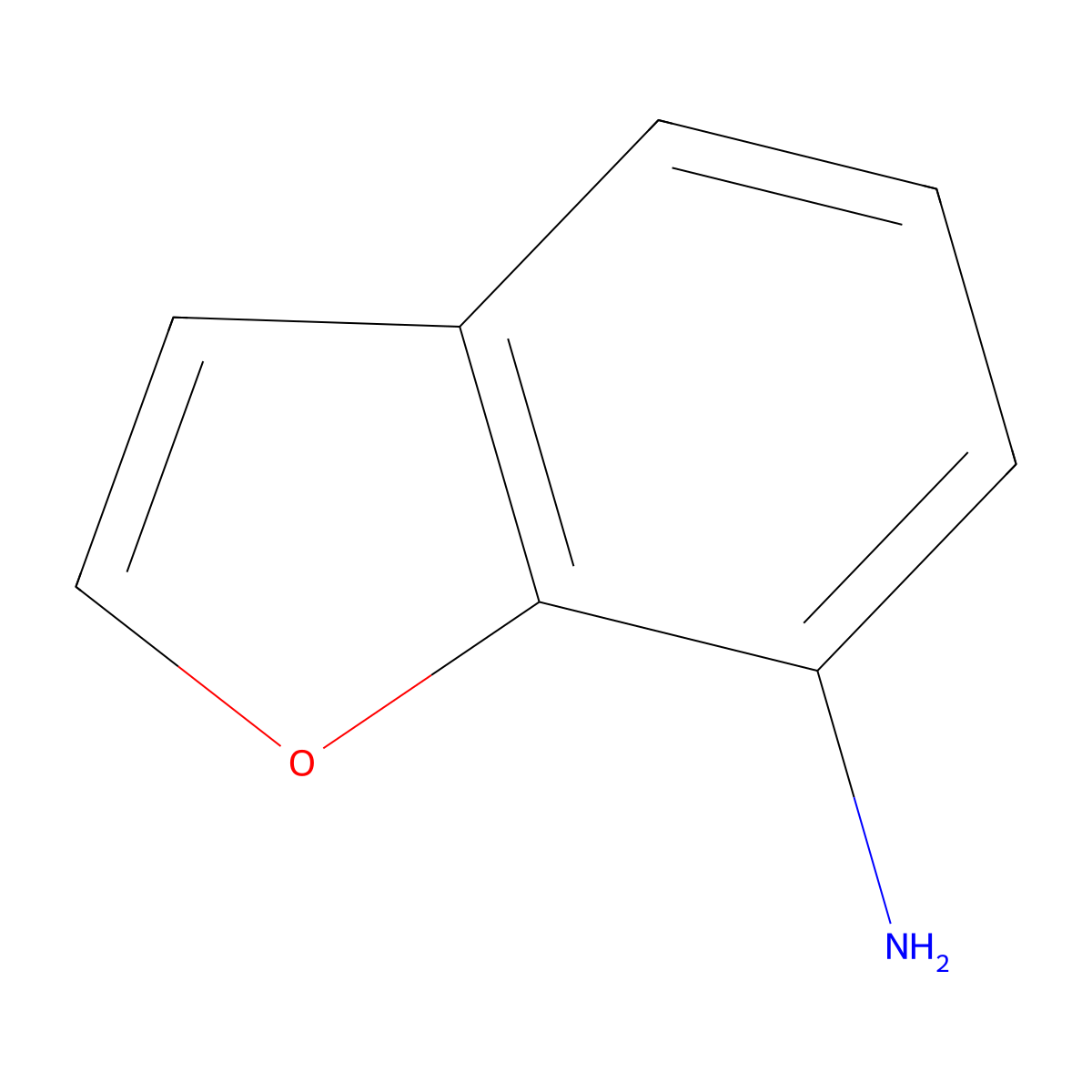 Benzofuran-7-amine molecular structure, CAS 67830-55-1