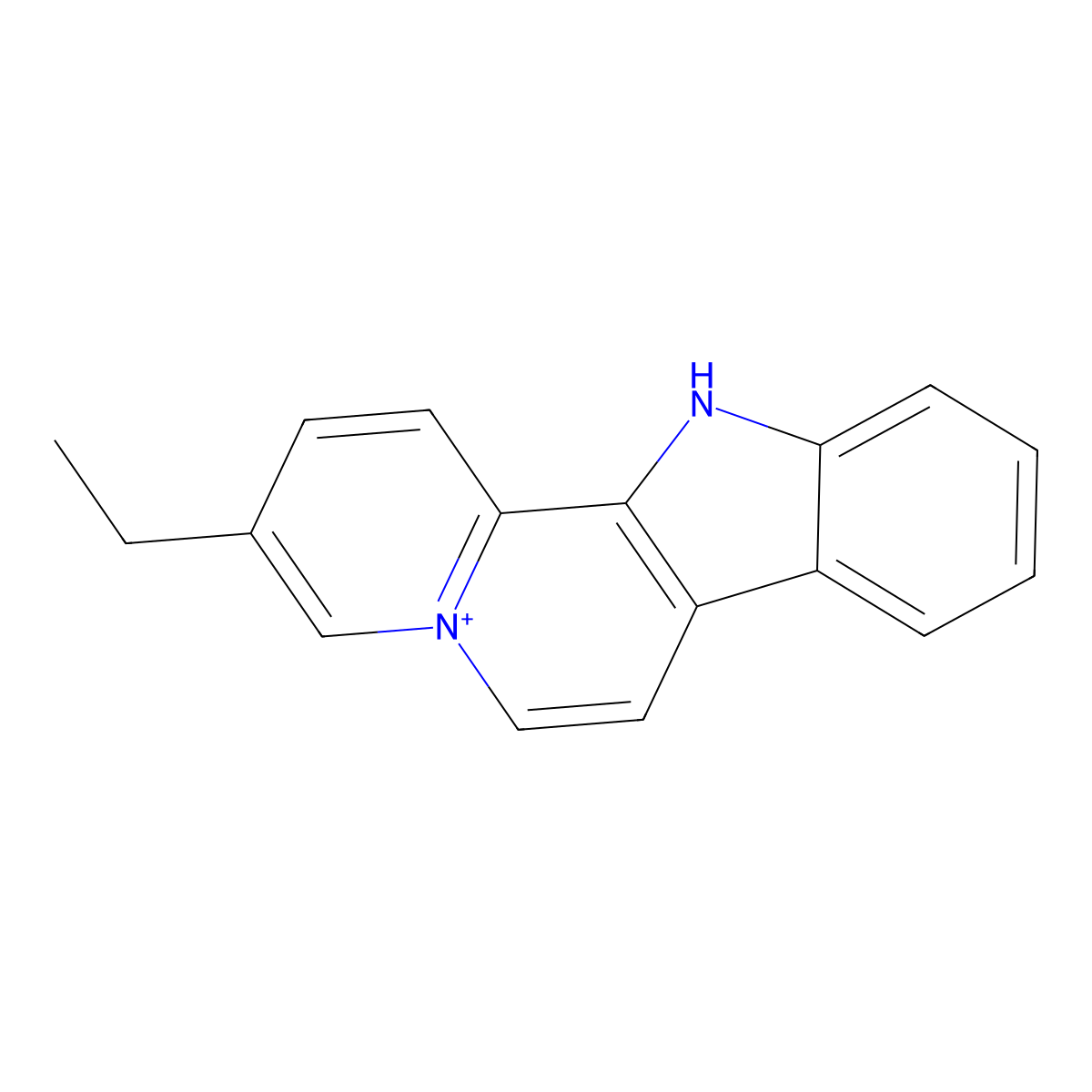 Flavopereirine molecular structure, CAS 6784-38-9