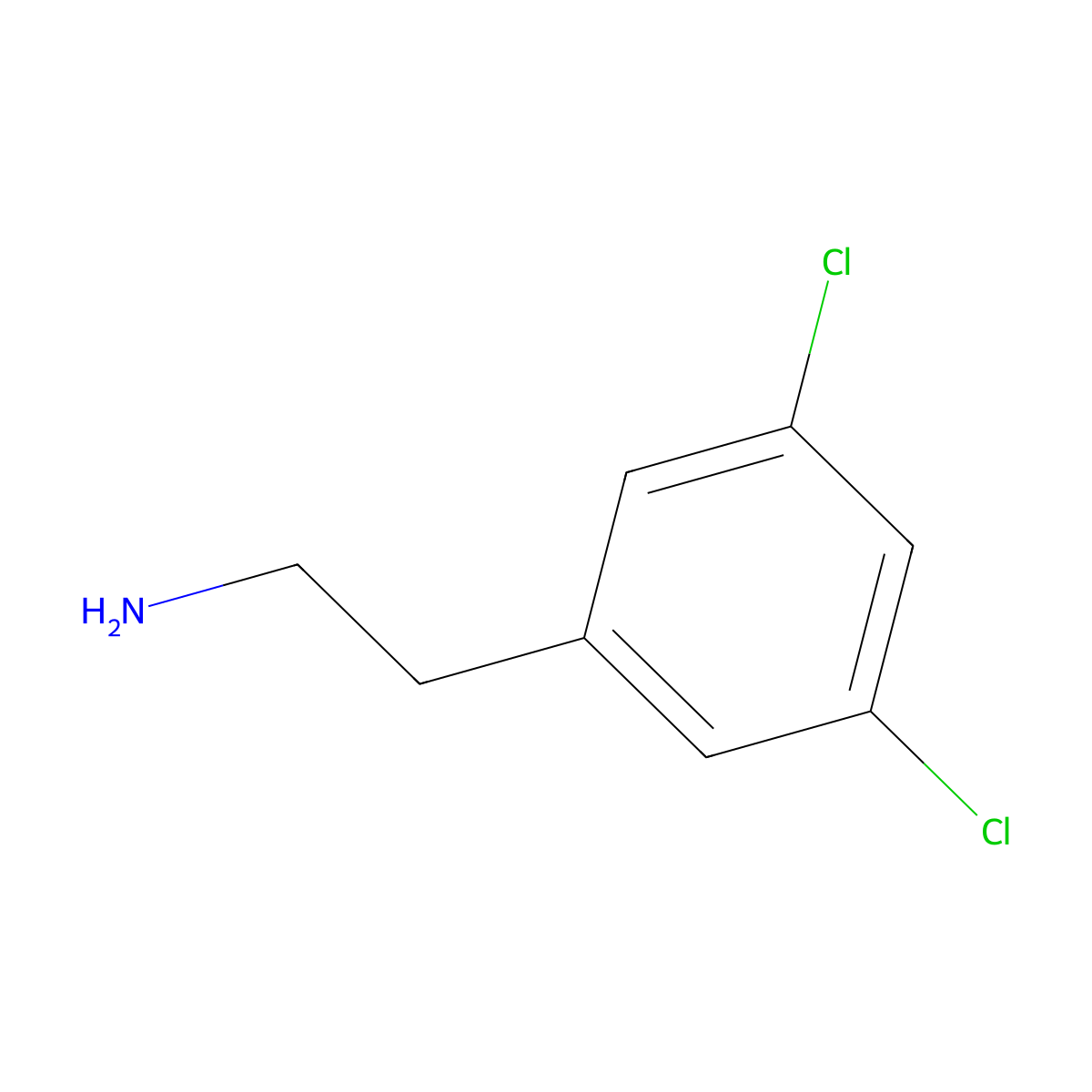 2-(3,5-Dichlorophenyl)ethan-1-amine molecular structure, CAS 67851-51-8