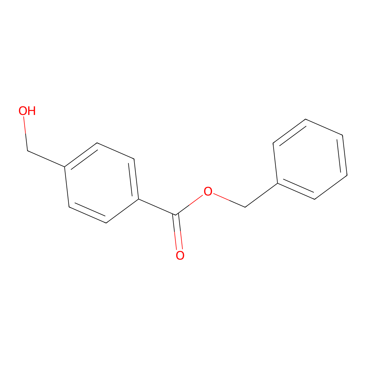 Benzyl 4-(hydroxymethyl)benzoate molecular structure, CAS 67853-01-4
