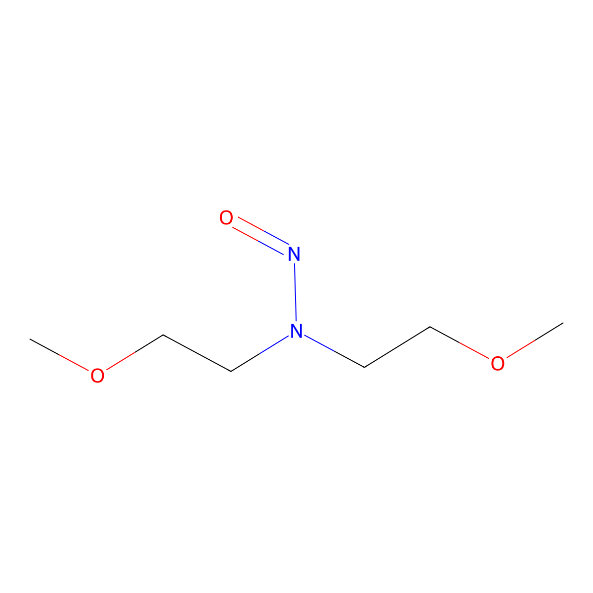 N-Nitrosobis(2-methoxyethyl)amine molecular structure, CAS 67856-65-9