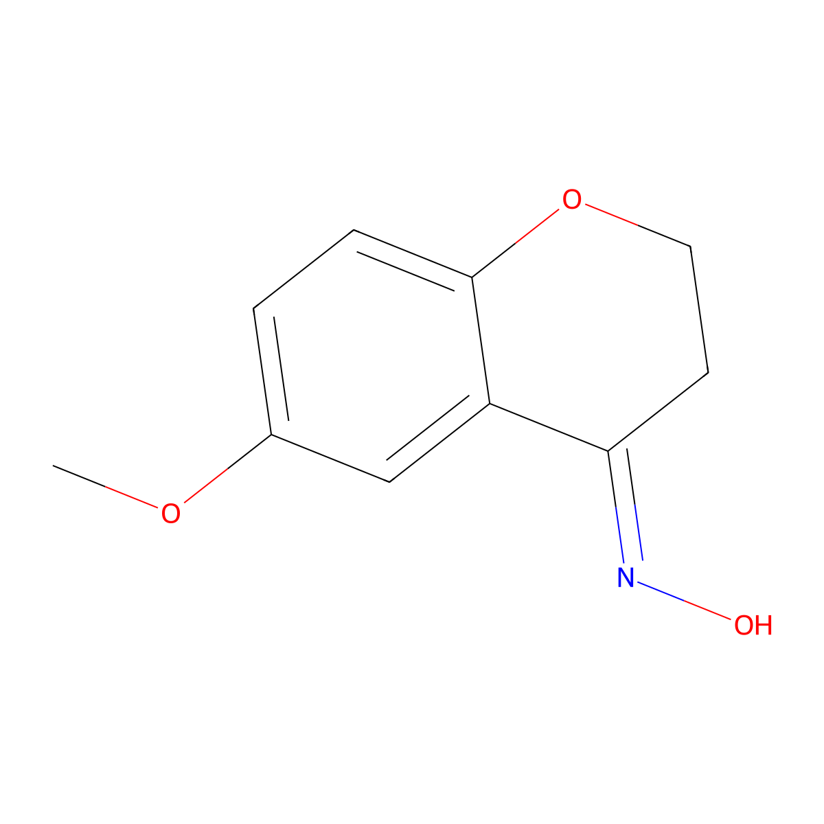 6-Methoxy-4-chromanone Oxime molecular structure, CAS 67858-18-8