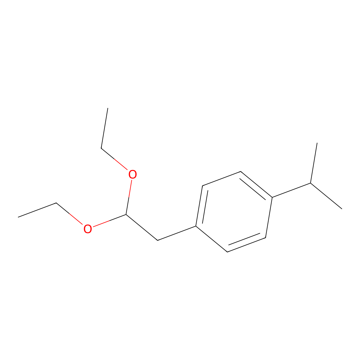 1-(2,2-Diethoxyethyl)-4-(1-methylethyl)benzene molecular structure, CAS 67859-98-7