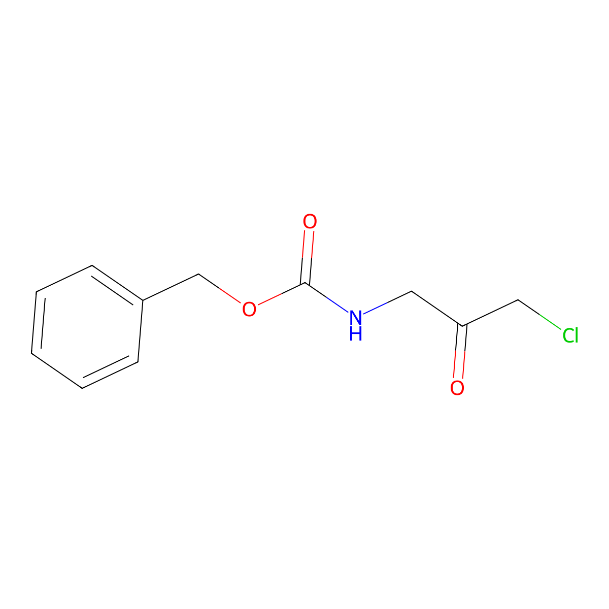 benzylN-(3-chloro-2-oxopropyl)carbamate molecular structure, CAS 67865-73-0
