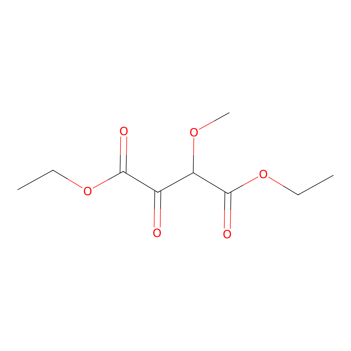 1,4-Diethyl 2-methoxy-3-oxobutanedioate molecular structure, CAS 67873-27-2