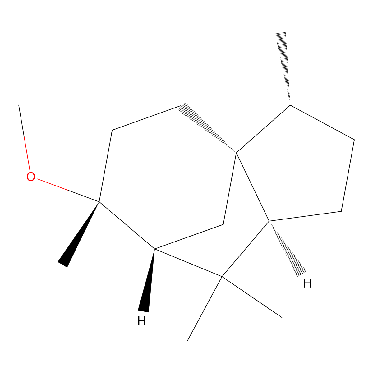 Cedramber molecular structure, CAS 67874-81-1
