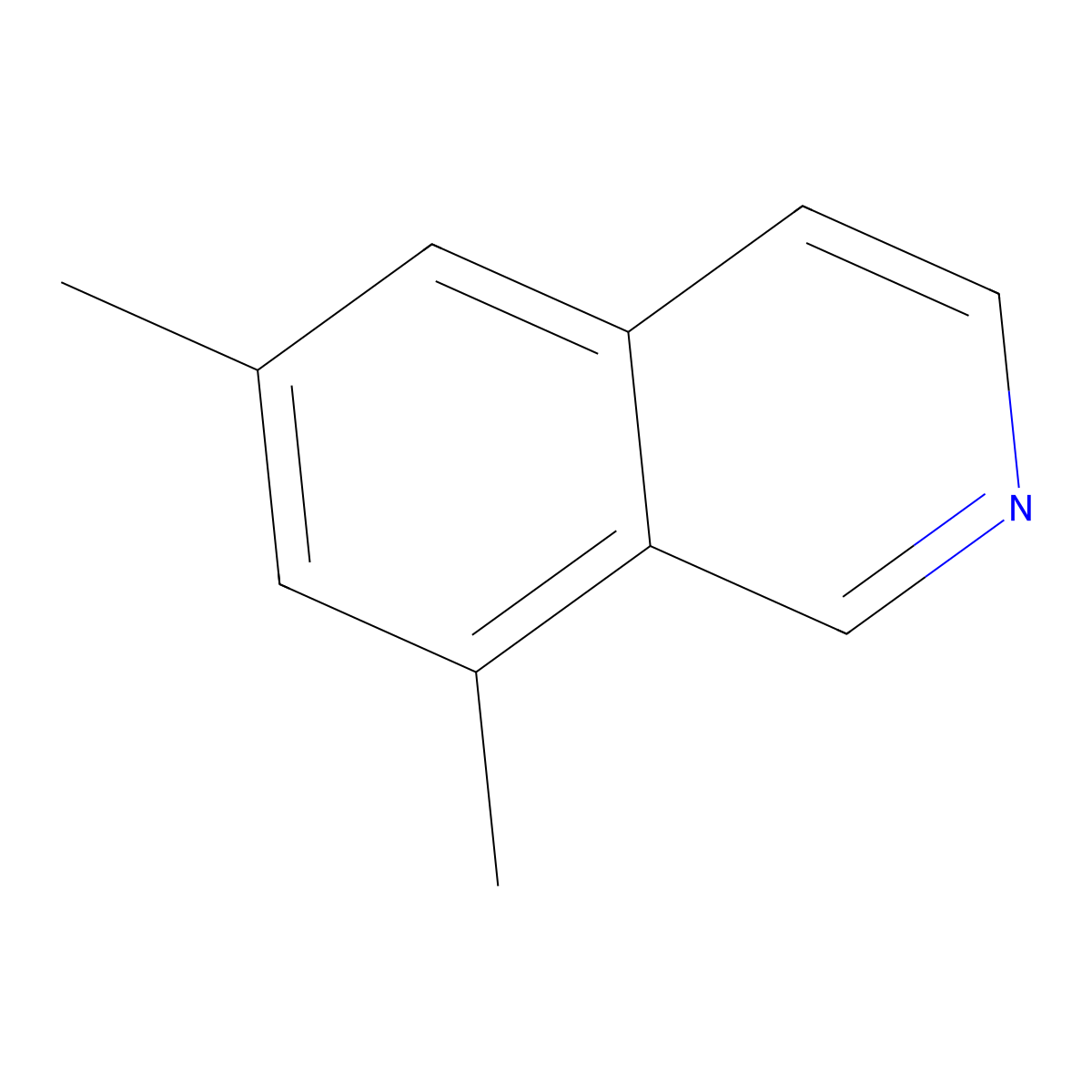 6,8-Dimethylisoquinoline molecular structure, CAS 67878-83-5