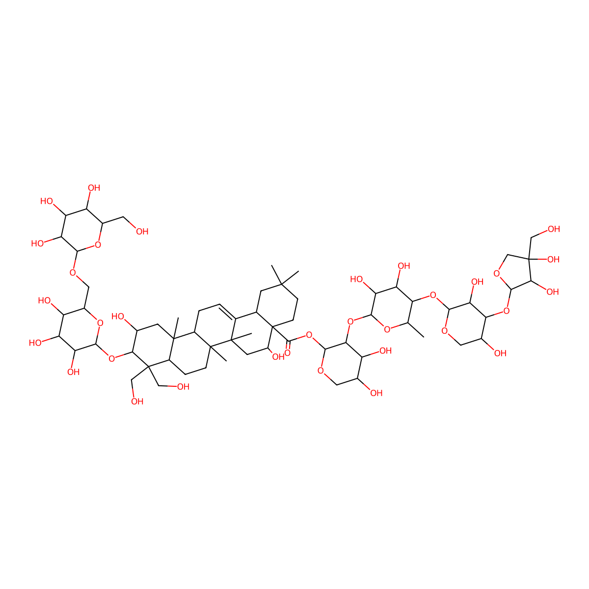 Platycodin D3 molecular structure, CAS 67884-03-1