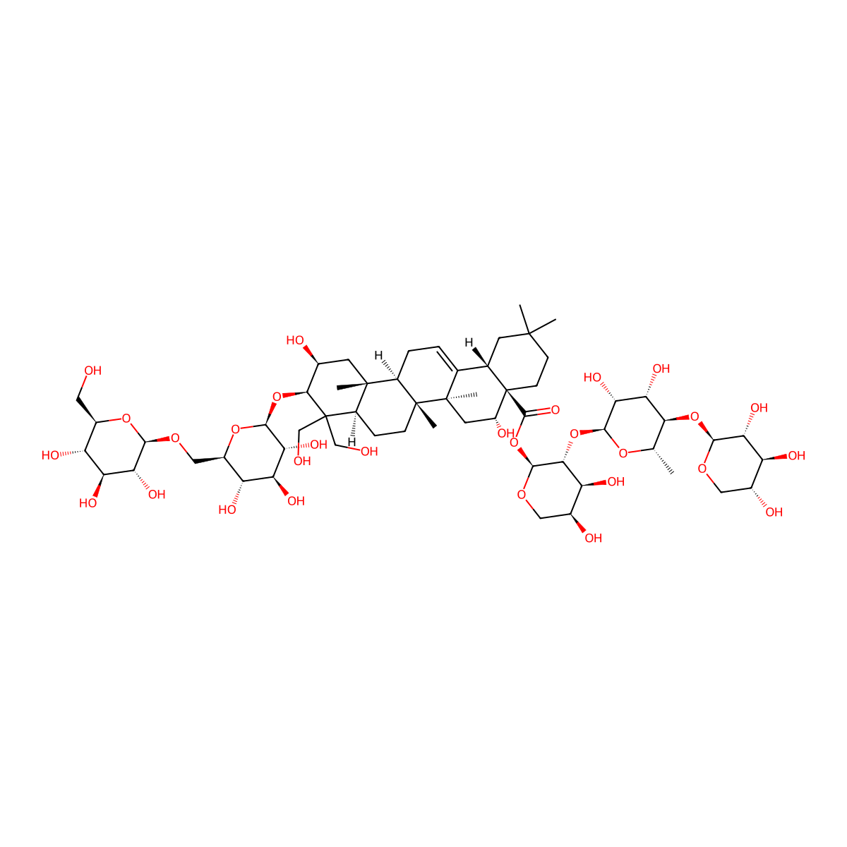 Deapi-platycodin D3 molecular structure, CAS 67884-05-3