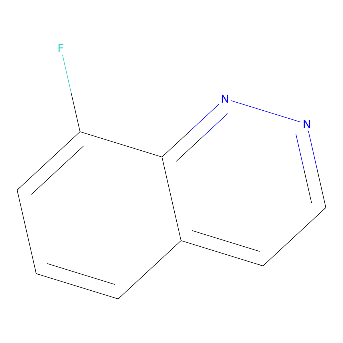 8-Fluorocinnoline molecular structure, CAS 67888-33-9
