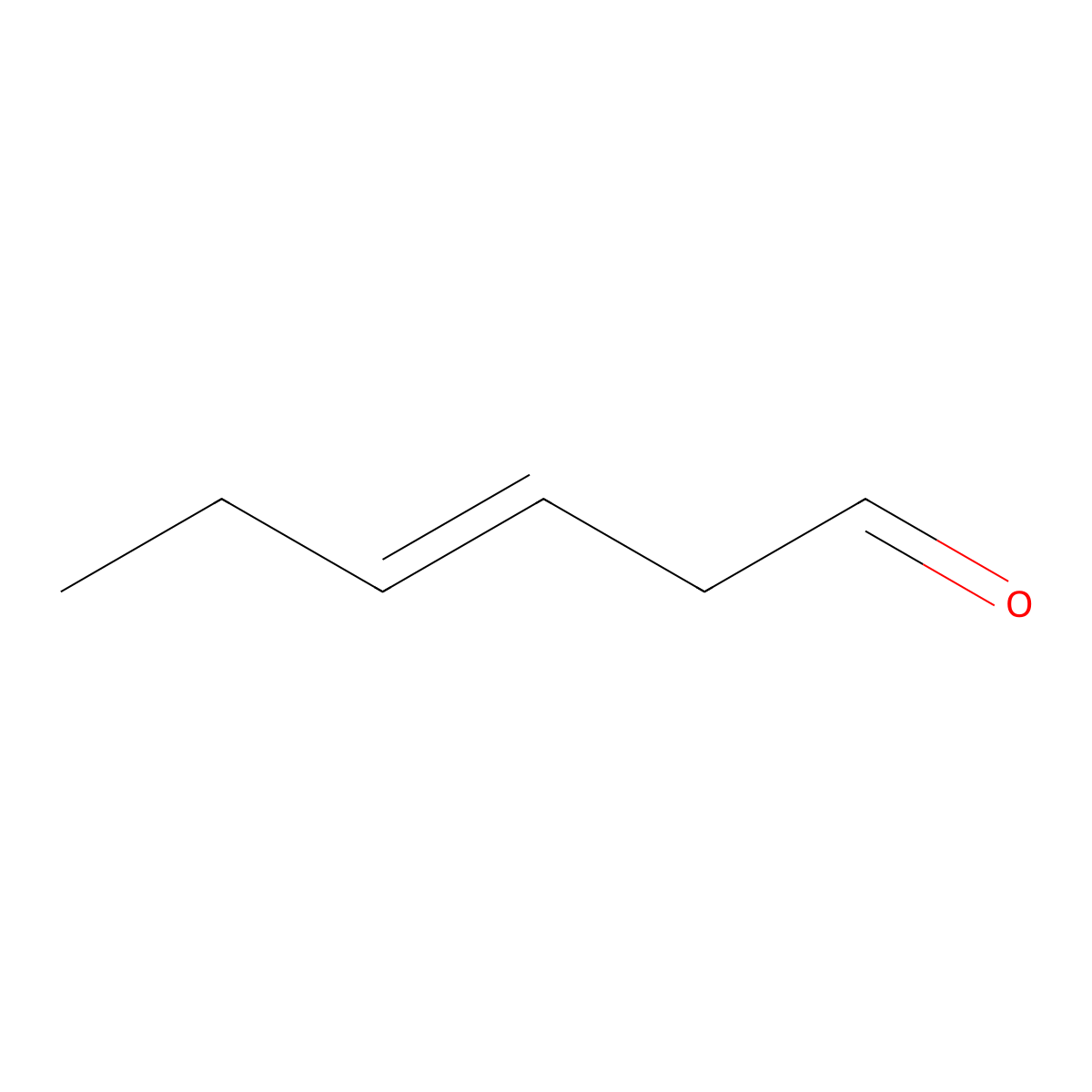 (Z)-3-Hexenal molecular structure, CAS 6789-80-6