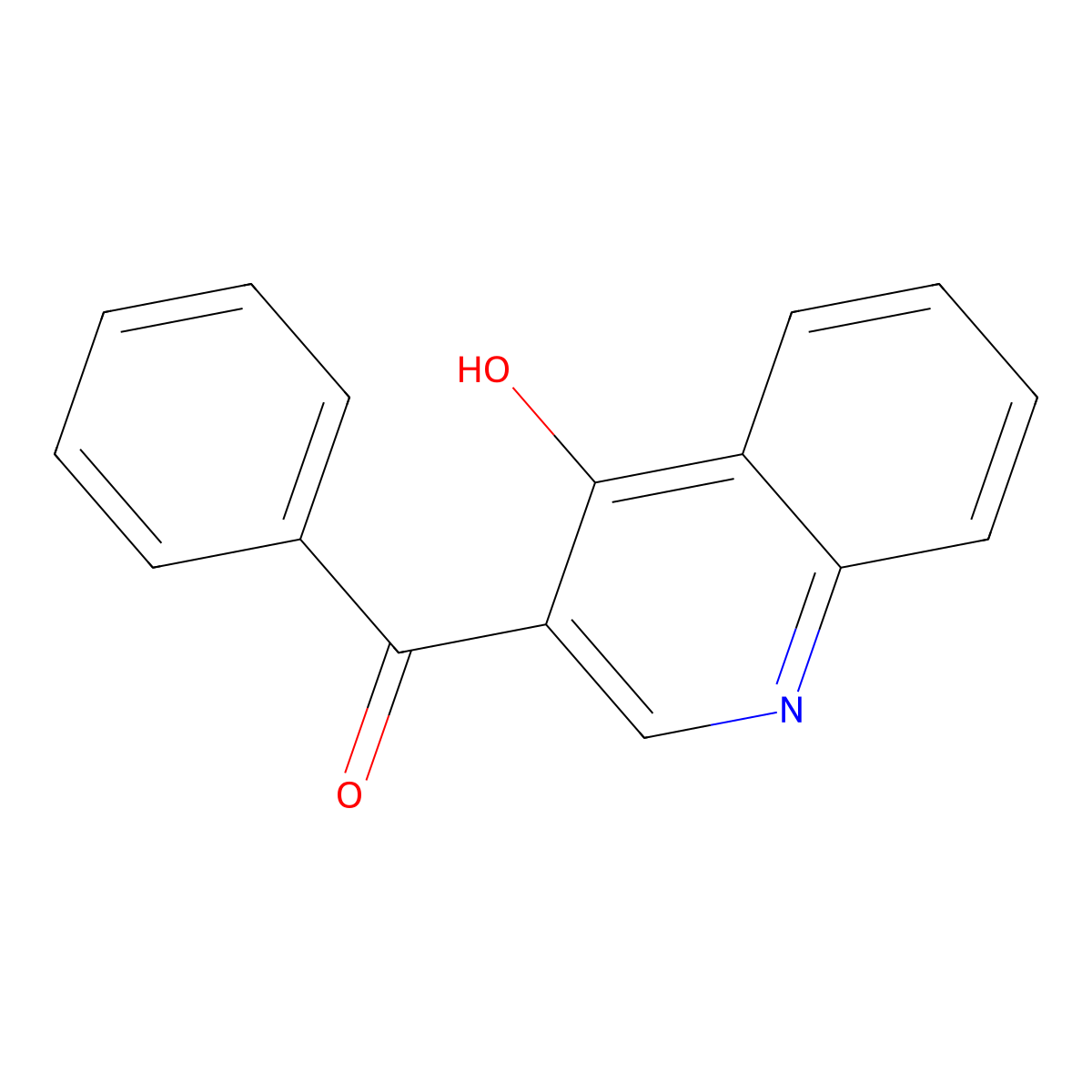 3-Benzoylquinolin-4(1H)-one molecular structure, CAS 678988-17-5