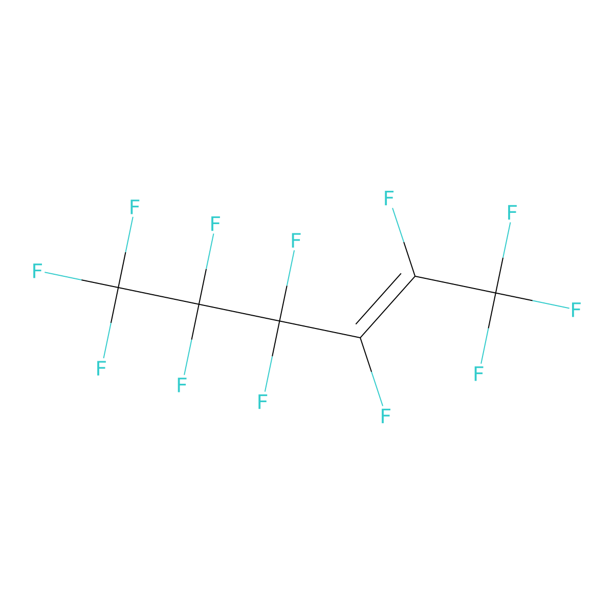 (2E)-1,1,1,2,3,4,4,5,5,6,6,6-Dodecafluorohex-2-ene molecular structure, CAS 67899-37-0