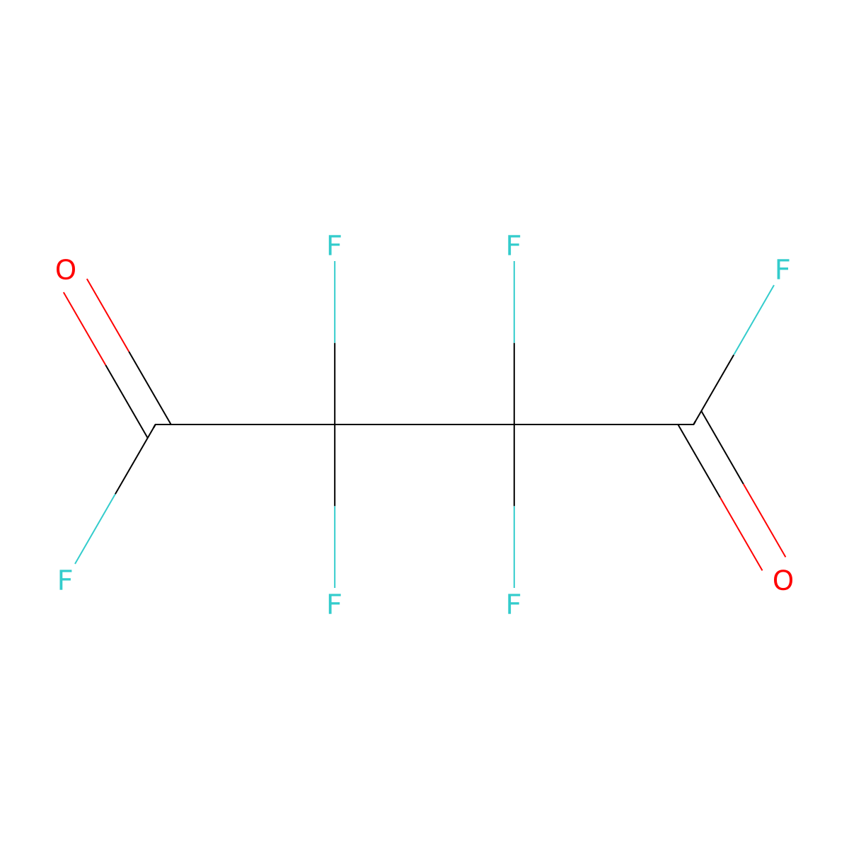 Tetrafluorosuccinyl fluoride molecular structure, CAS 679-13-0