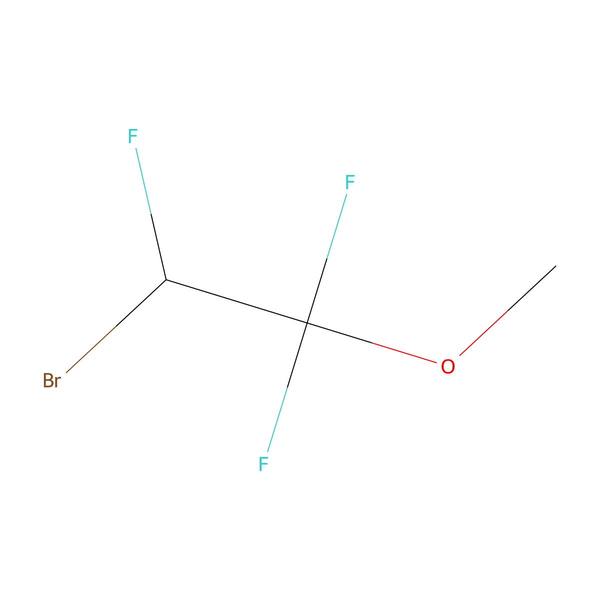 Roflurane molecular structure, CAS 679-90-3