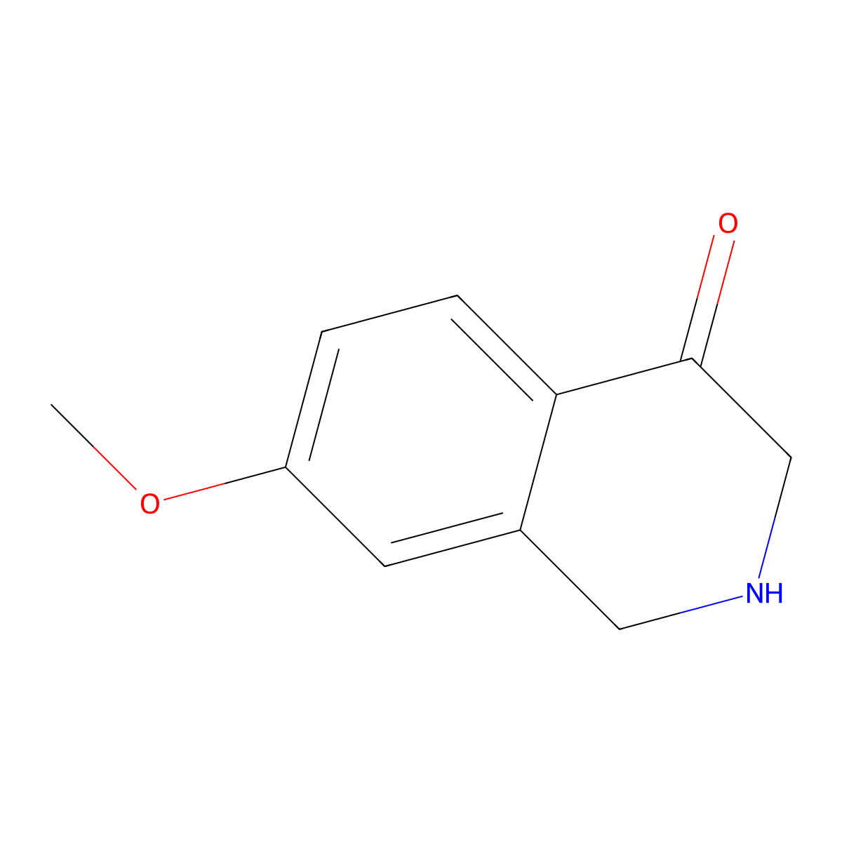 7-Methoxy-2,3-dihydroisoquinolin-4(1H)-one molecular structure, CAS 67902-64-1