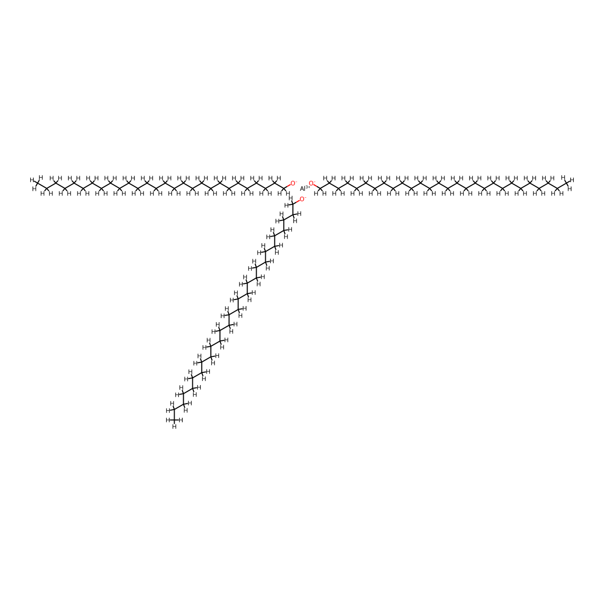 1-Octacosanol, aluminum salt (3:1) molecular structure, CAS 67905-27-5