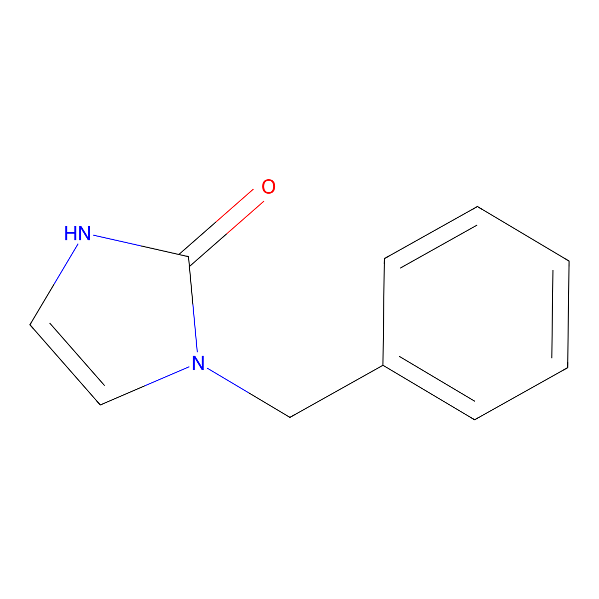 1-benzyl-2,3-dihydro-1H-imidazol-2-one molecular structure, CAS 67909-04-0