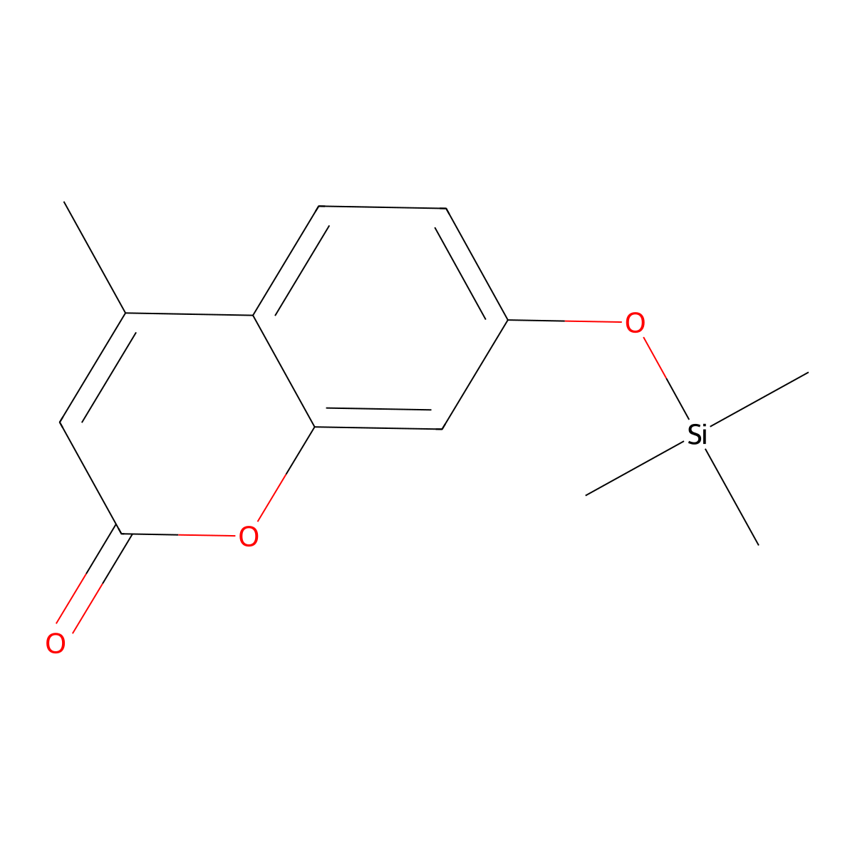 4-Methyl-7-trimethylsilyloxycoumarin molecular structure, CAS 67909-31-3