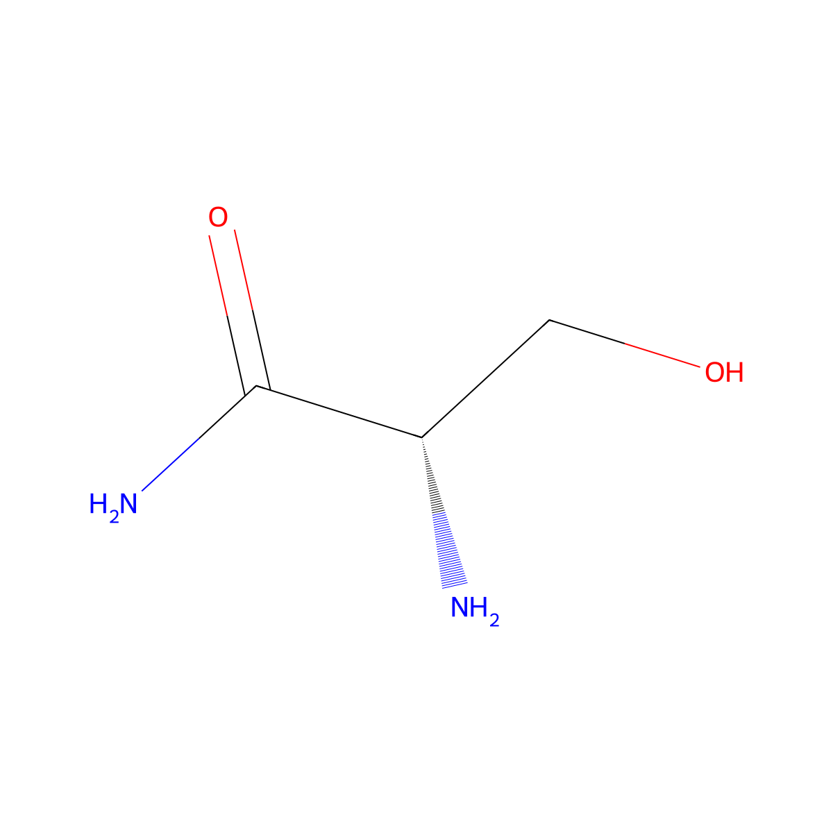 L-Serinamide molecular structure, CAS 6791-49-7