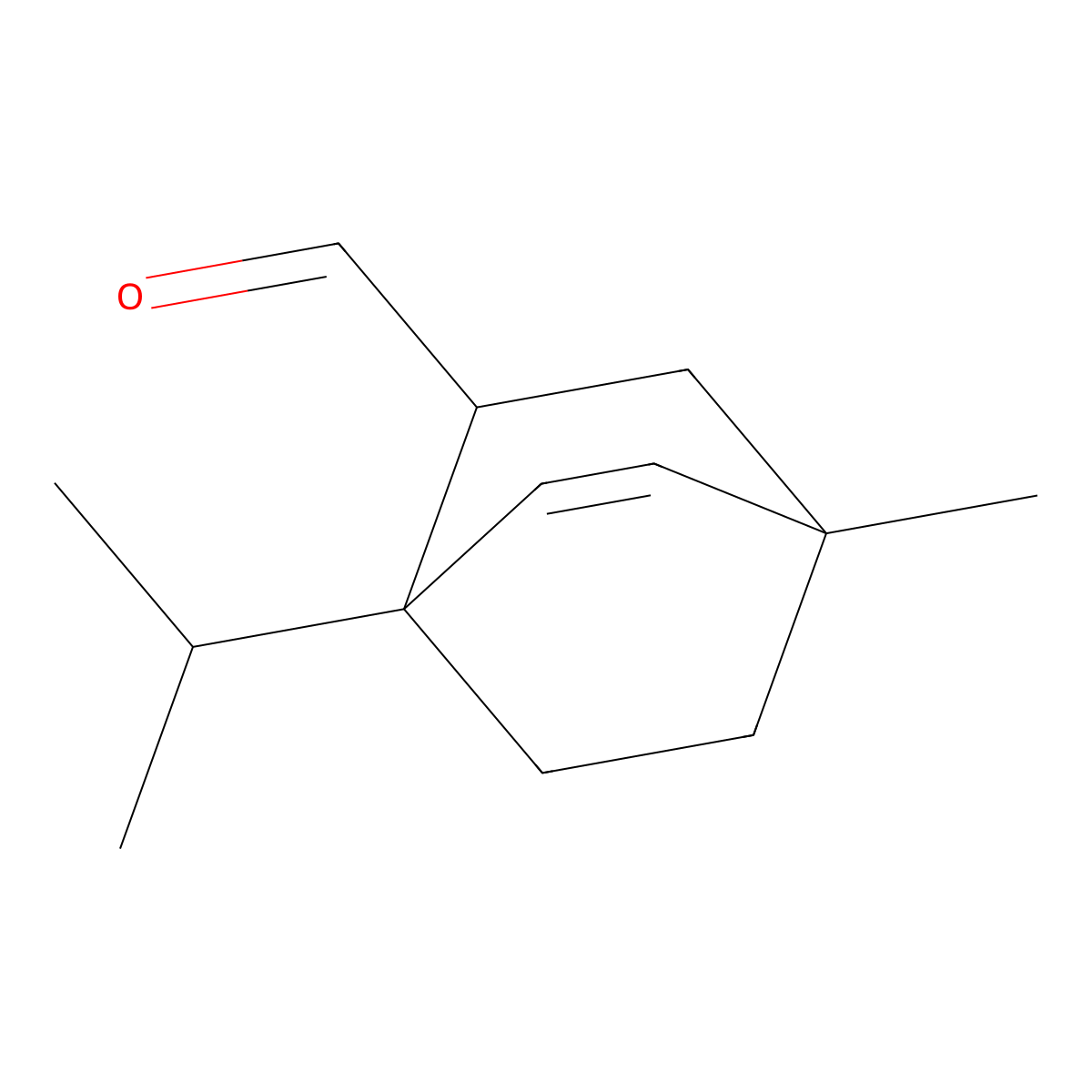 Bicyclo[2.2.2]oct-5-ene-2-carboxaldehyde, 4-methyl-1-(1-methylethyl)- molecular structure, CAS 67920-94-9