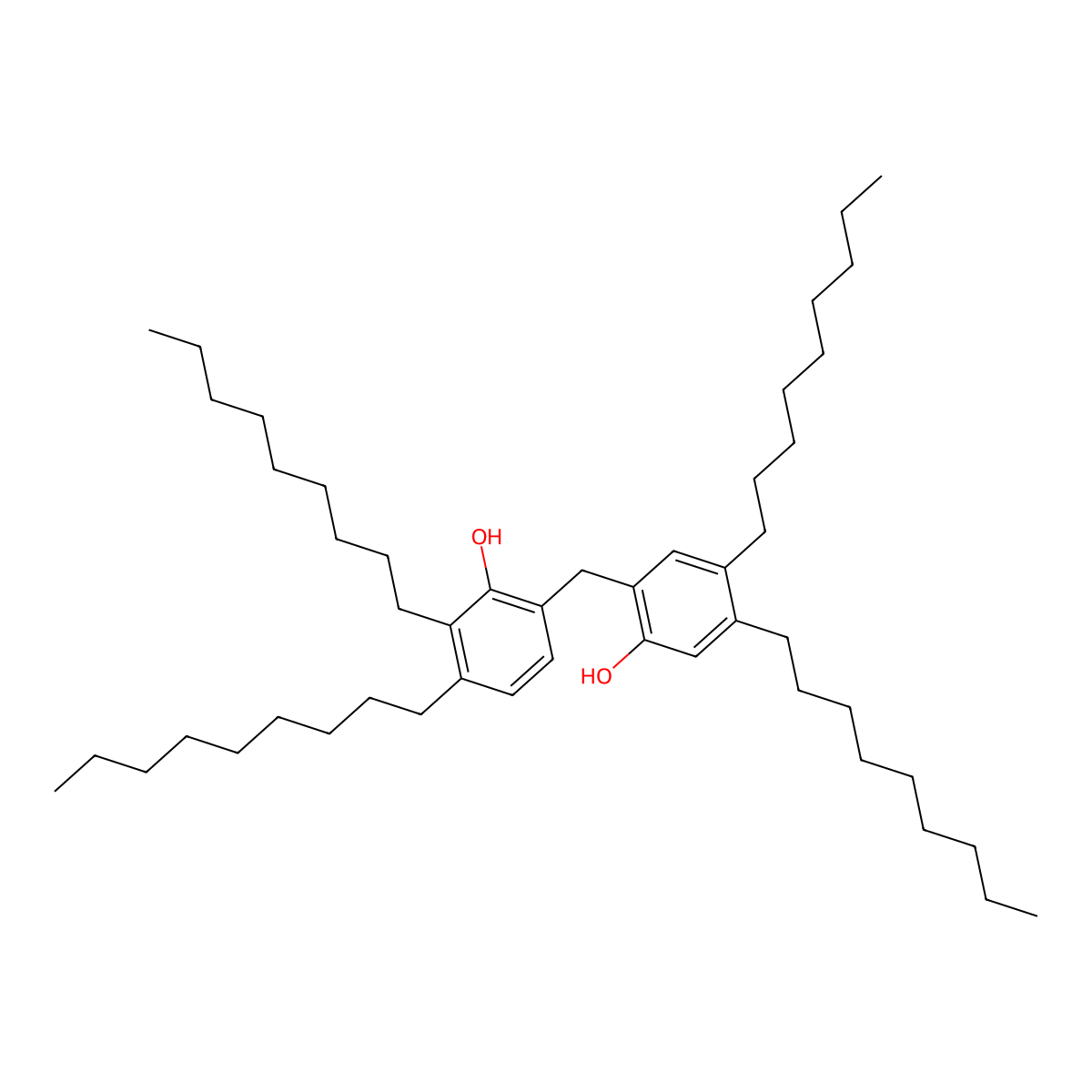 Phenol, methylenebis(dinonyl- molecular structure, CAS 67923-95-9
