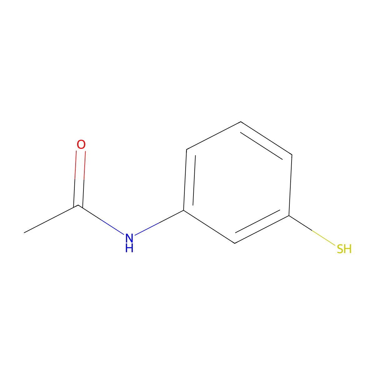 N-(3-sulfanylphenyl)acetamide molecular structure, CAS 67937-79-5