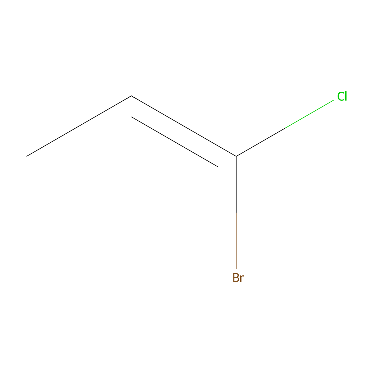 1-Propene, 1-bromo-1-chloro- molecular structure, CAS 67939-54-2