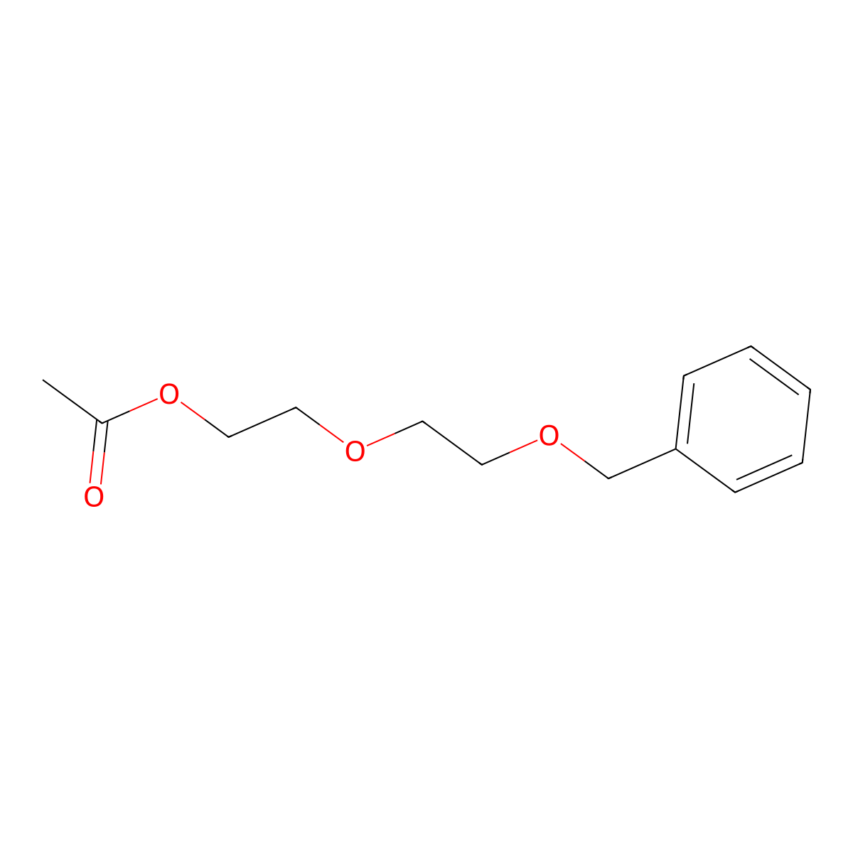 2-[2-(Benzyloxy)ethoxy]ethyl acetate molecular structure, CAS 6794-04-3