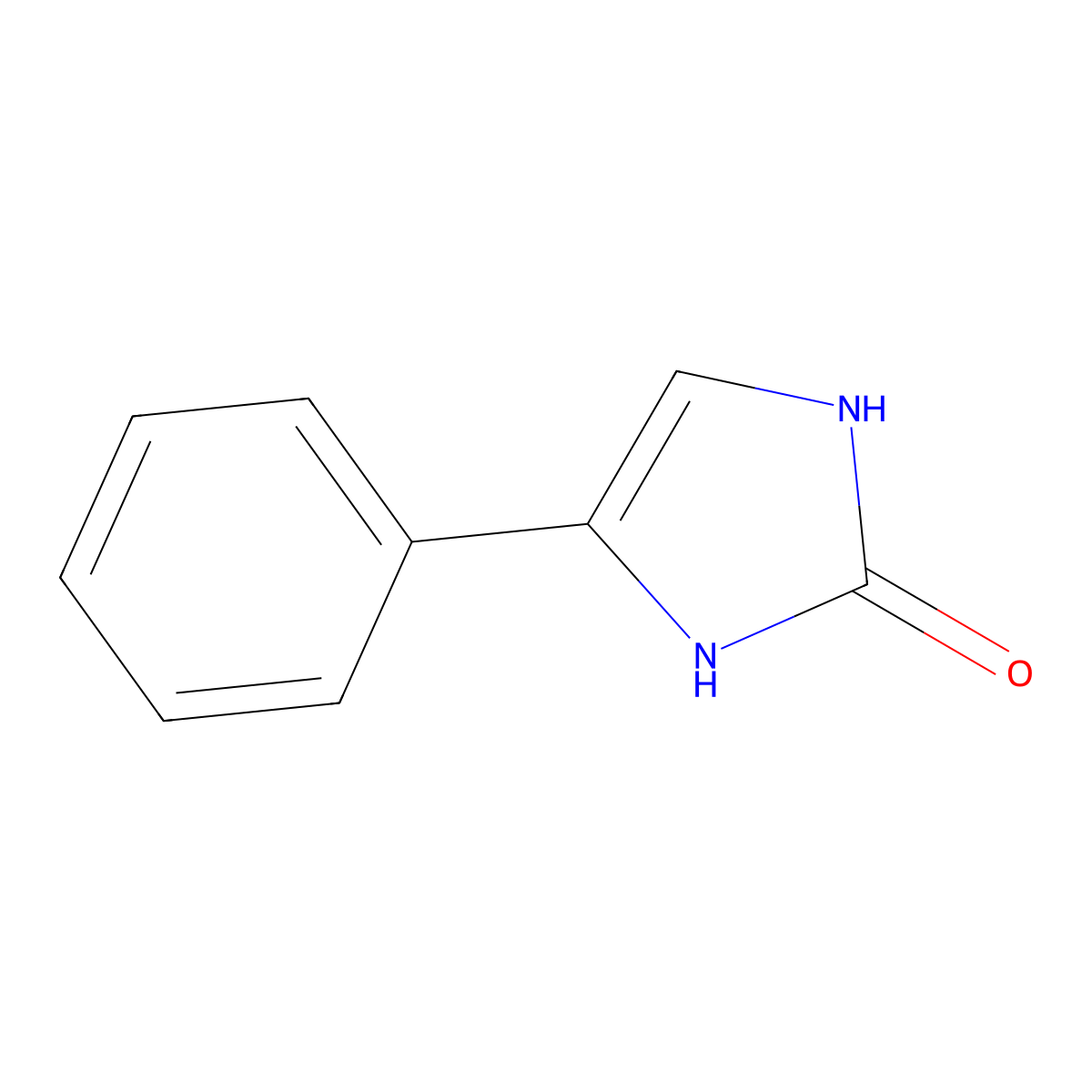 4-phenyl-2,3-dihydro-1H-imidazol-2-one molecular structure, CAS 6794-69-0