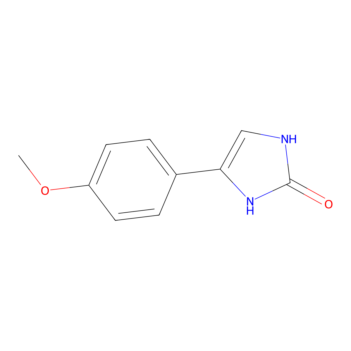 4-(4-methoxyphenyl)-1,3-dihydro-2H-imidazol-2-one molecular structure, CAS 6794-72-5