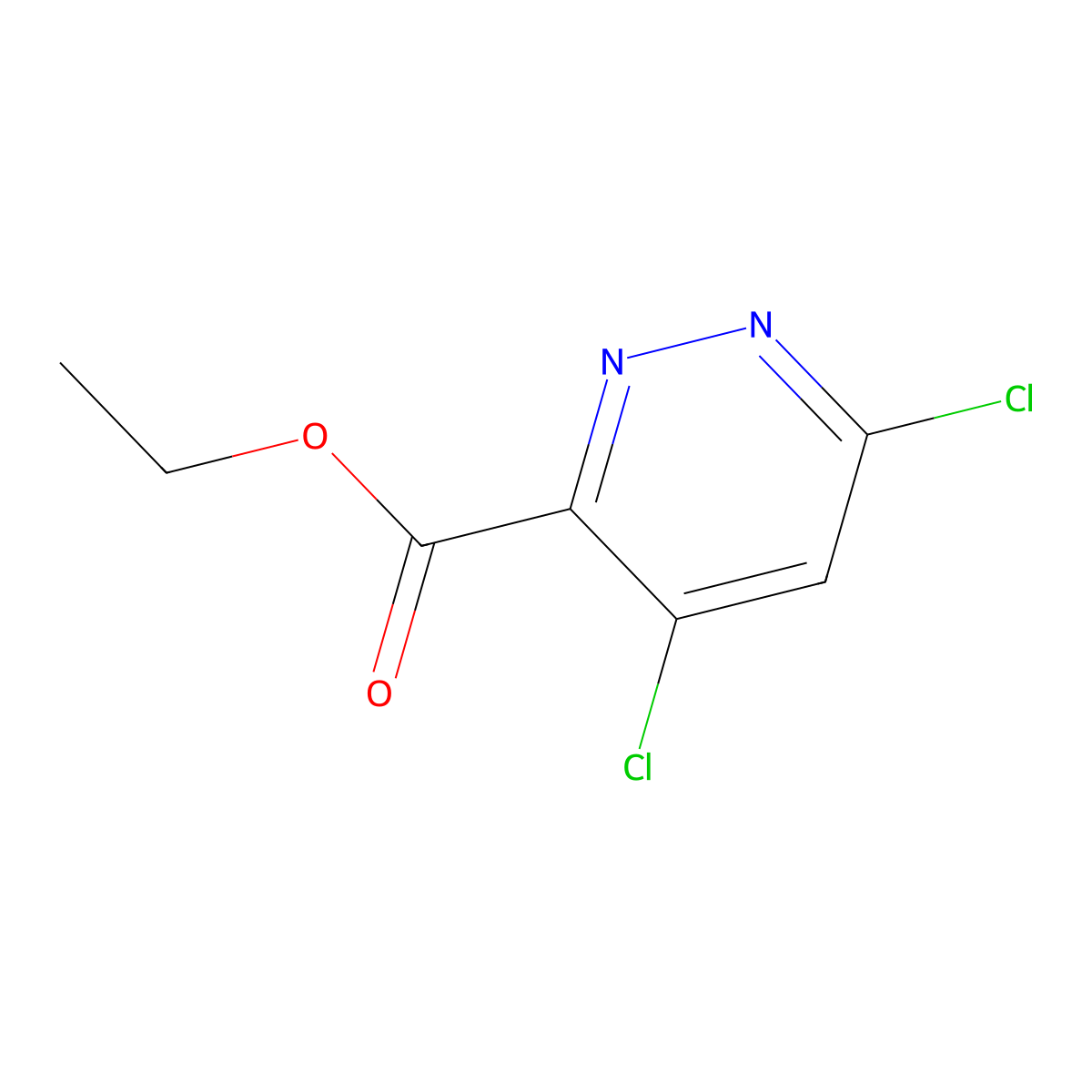 Ethyl 4,6-dichloropyridazine-3-carboxylate molecular structure, CAS 679406-03-2
