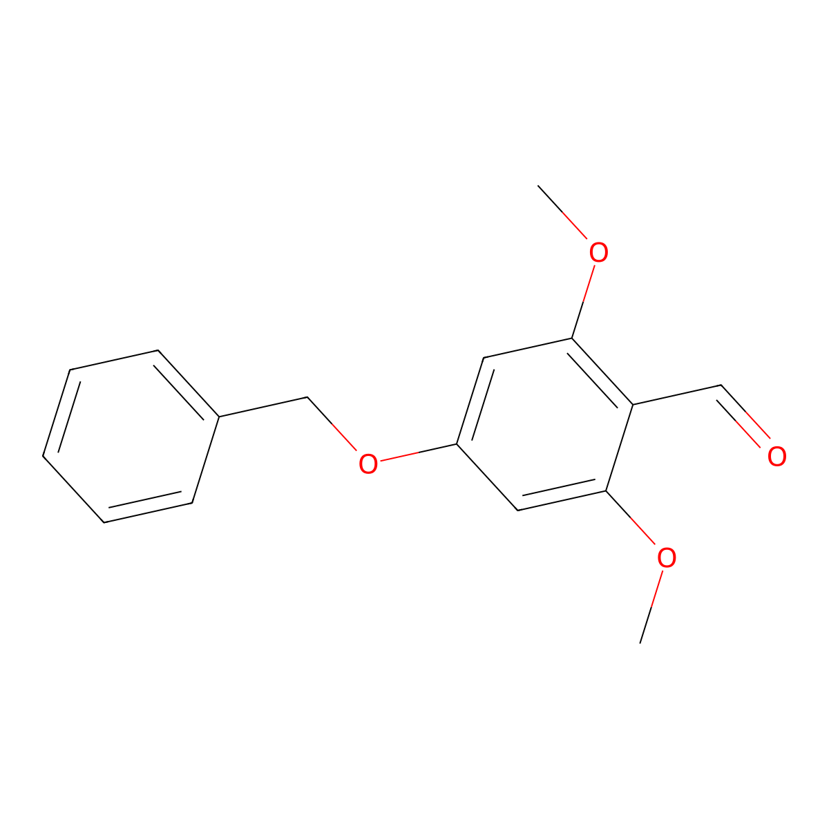 4-Benzyloxy-2,6-dimethoxybenzaldehyde molecular structure, CAS 679428-14-9