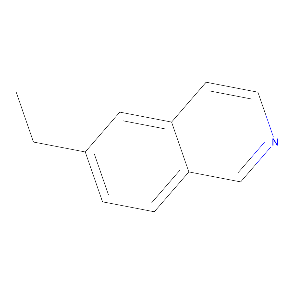 6-Ethylisoquinoline molecular structure, CAS 679433-92-2