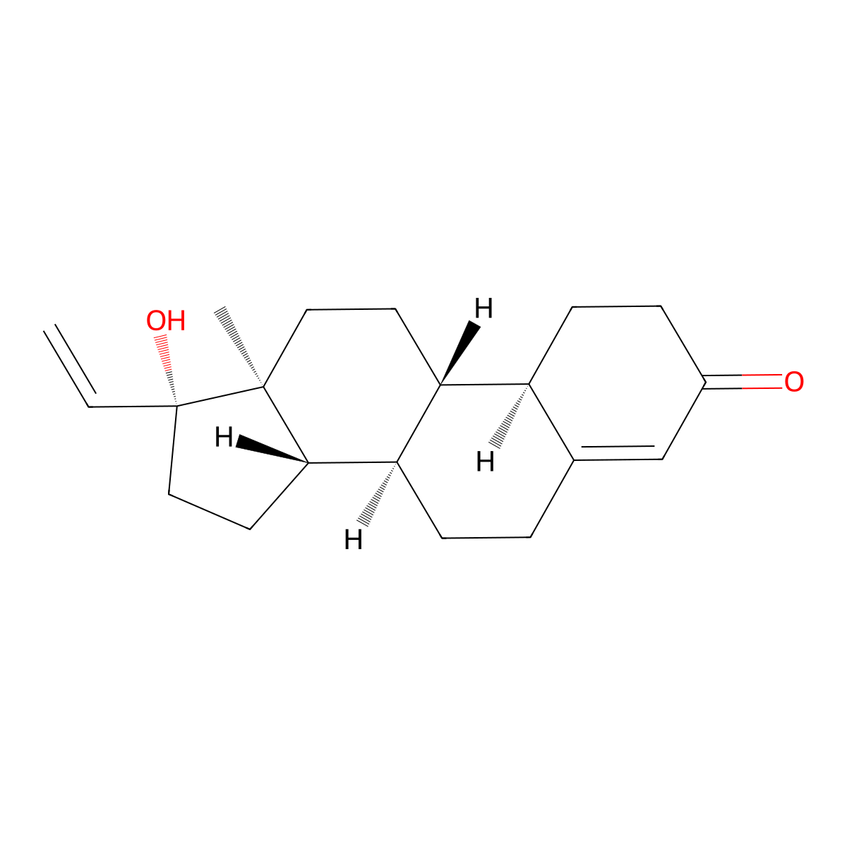 Norvinisterone molecular structure, CAS 6795-60-4