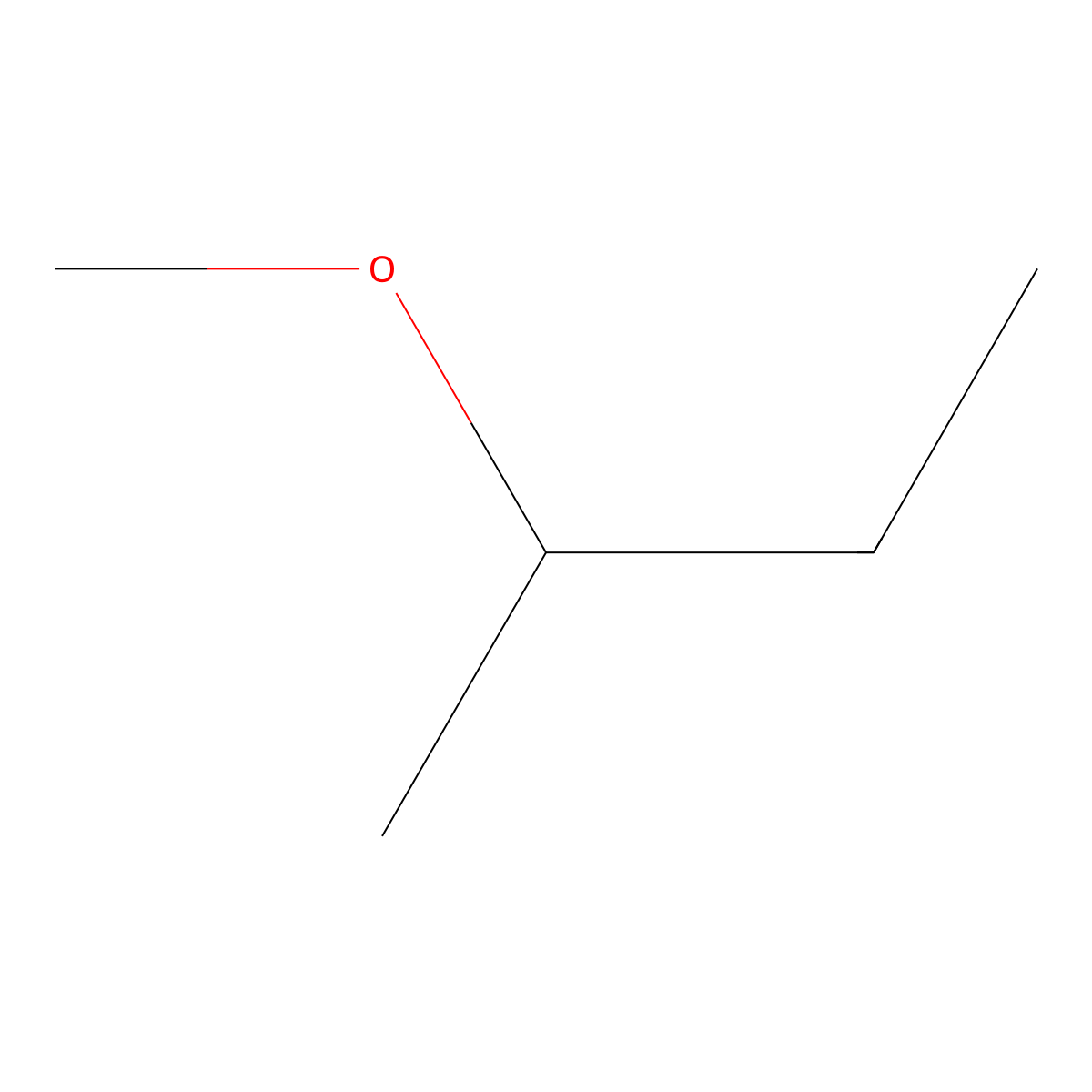 2-Methoxybutane molecular structure, CAS 6795-87-5