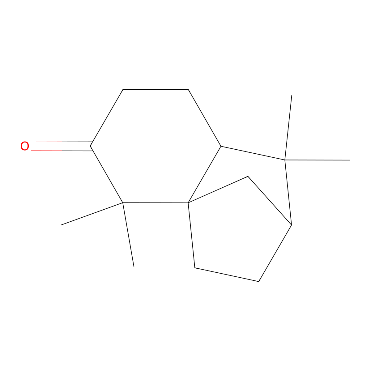 2H-2,4a-Methanonaphthalen-6(5H)-one, hexahydro-1,1,5,5-tetramethyl- molecular structure, CAS 67952-58-3