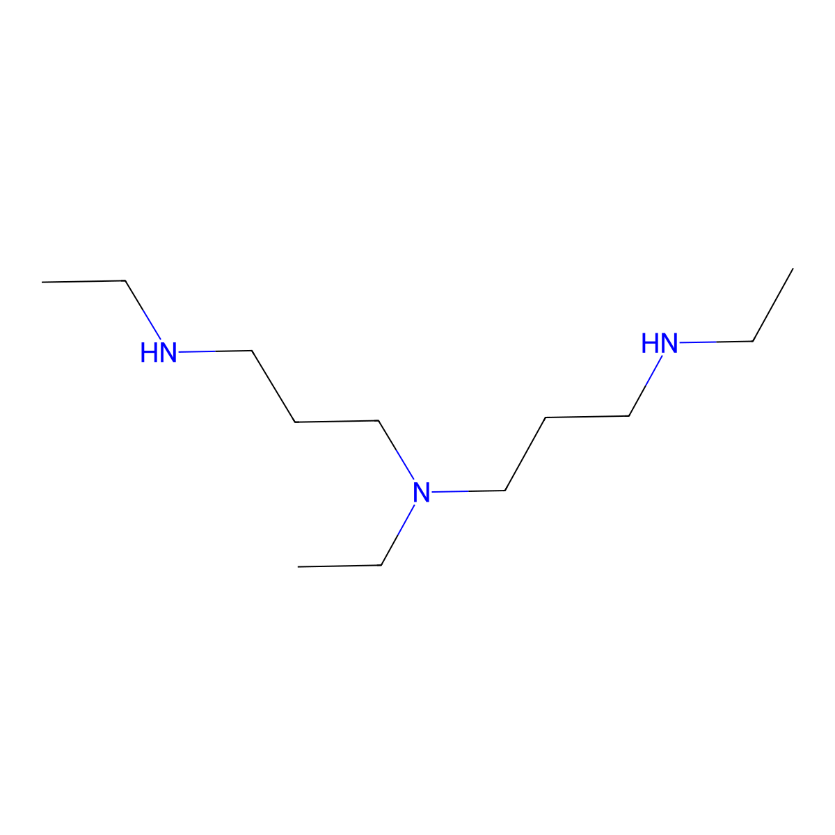 1,3-Propanediamine, N1,N3-diethyl-N1-(3-(ethylamino)propyl)- molecular structure, CAS 67952-95-8