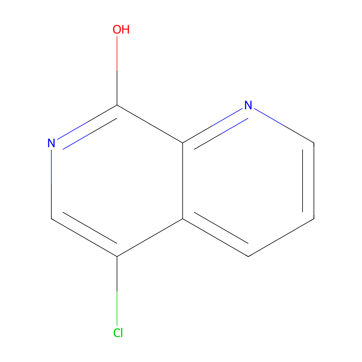 5-Chloro-1,7-naphthyridin-8-ol molecular structure, CAS 67967-13-9