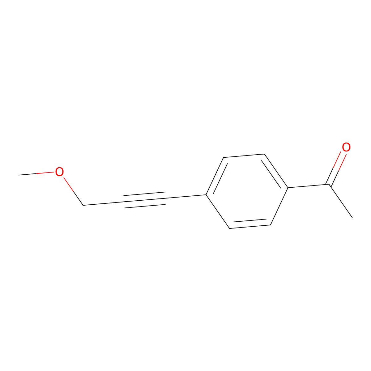 1-[4-(3-Methoxyprop-1-yn-1-yl)phenyl]ethan-1-one molecular structure, CAS 679796-76-0