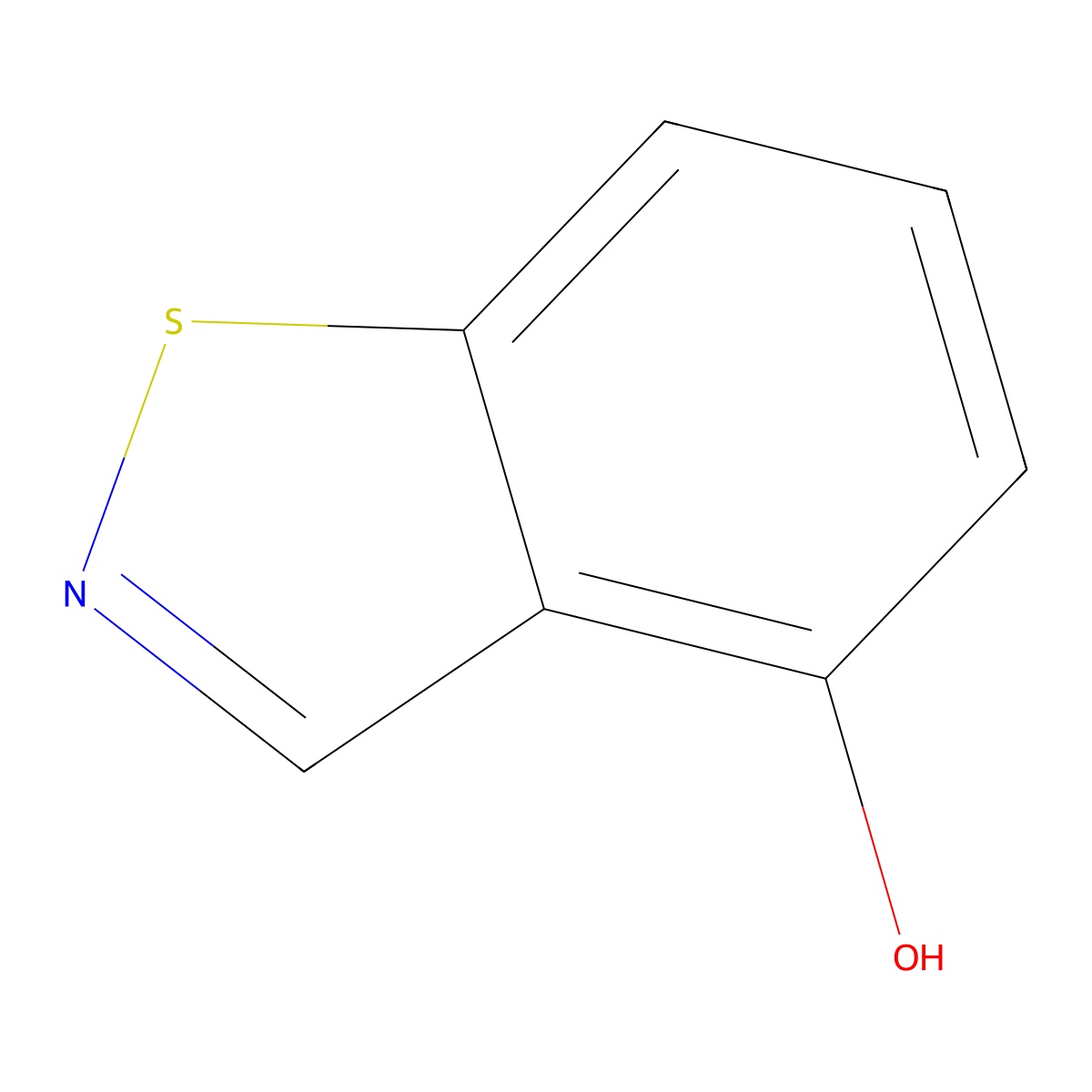 Benzo[d]isothiazol-4-ol molecular structure, CAS 67982-15-4