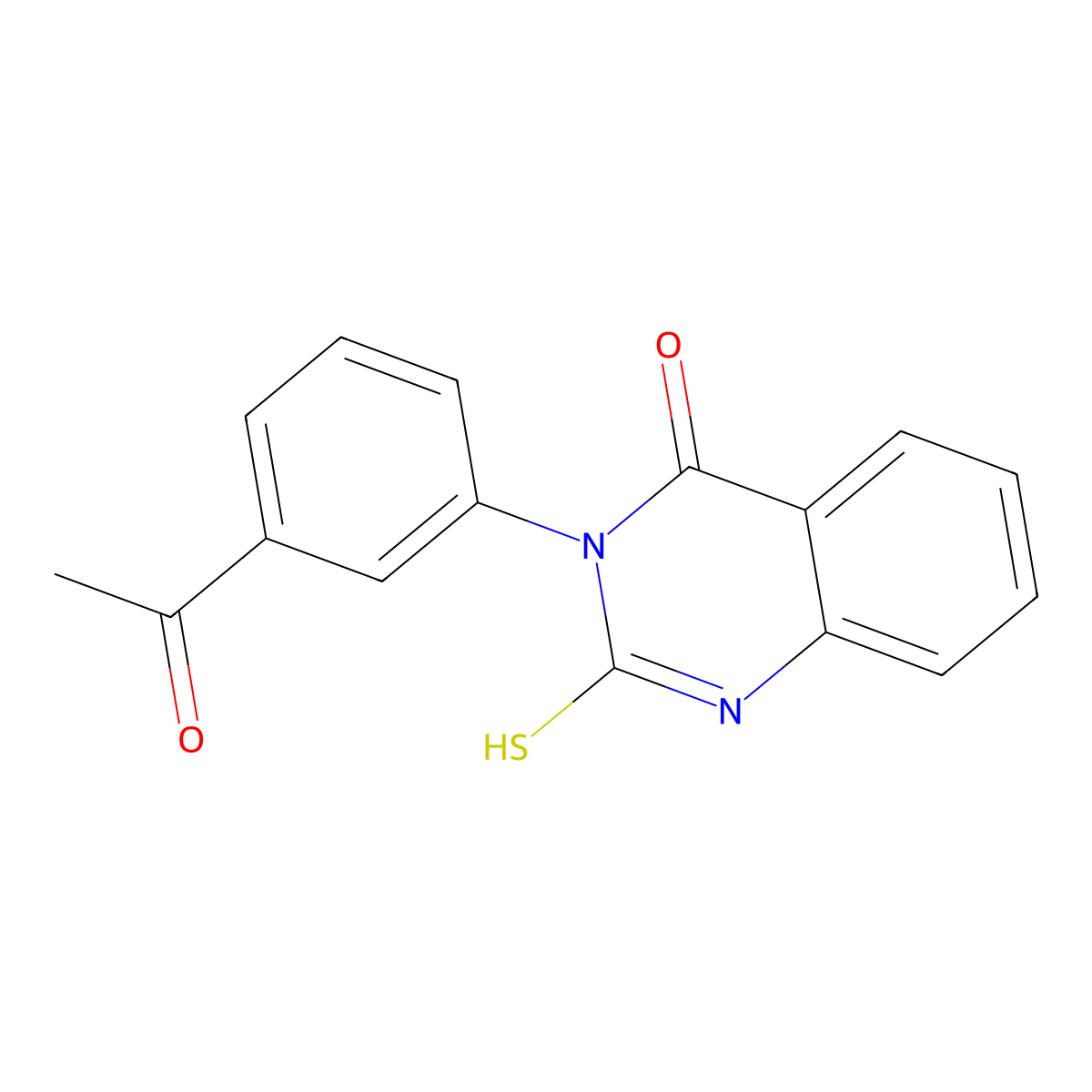 3-(3-acetylphenyl)-2-sulfanylidene-1H-quinazolin-4-one molecular structure, CAS 679830-03-6