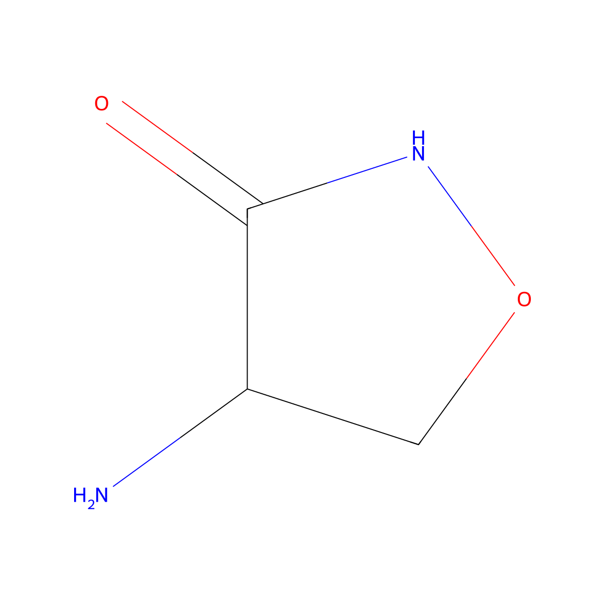 DL-Cycloserine molecular structure, CAS 68-39-3